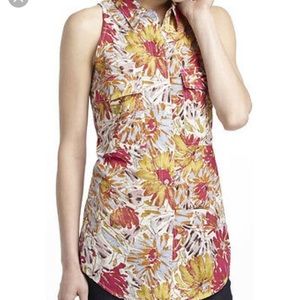 Anthropologie Porridge Summer Affairs Top